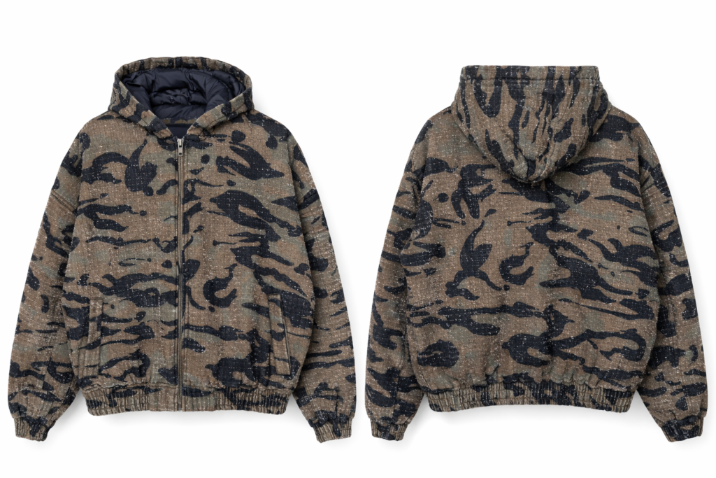 Camo Hooded Jacket